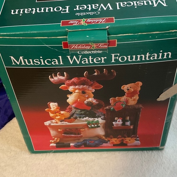 Holiday Time Festive Moose and Bears Decor - Red, Brown, Green - Picture 6 of 6